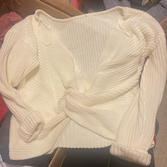 NWOT Roxy Open Back Sweater - Picture 5 of 7
